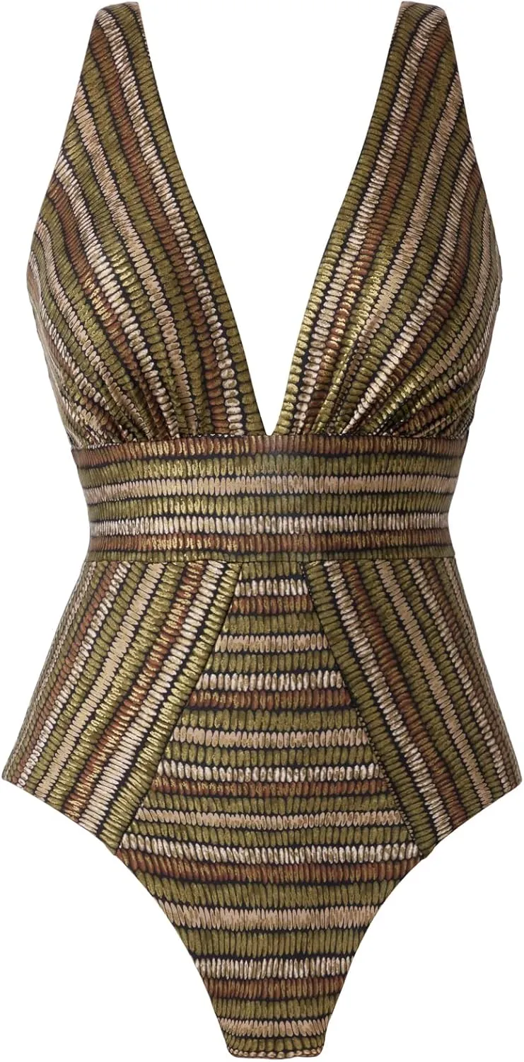 Miraclesuit Women's Swimwear No Static Odyssey Tummy Control Soft Cup One Piece Swimsuit