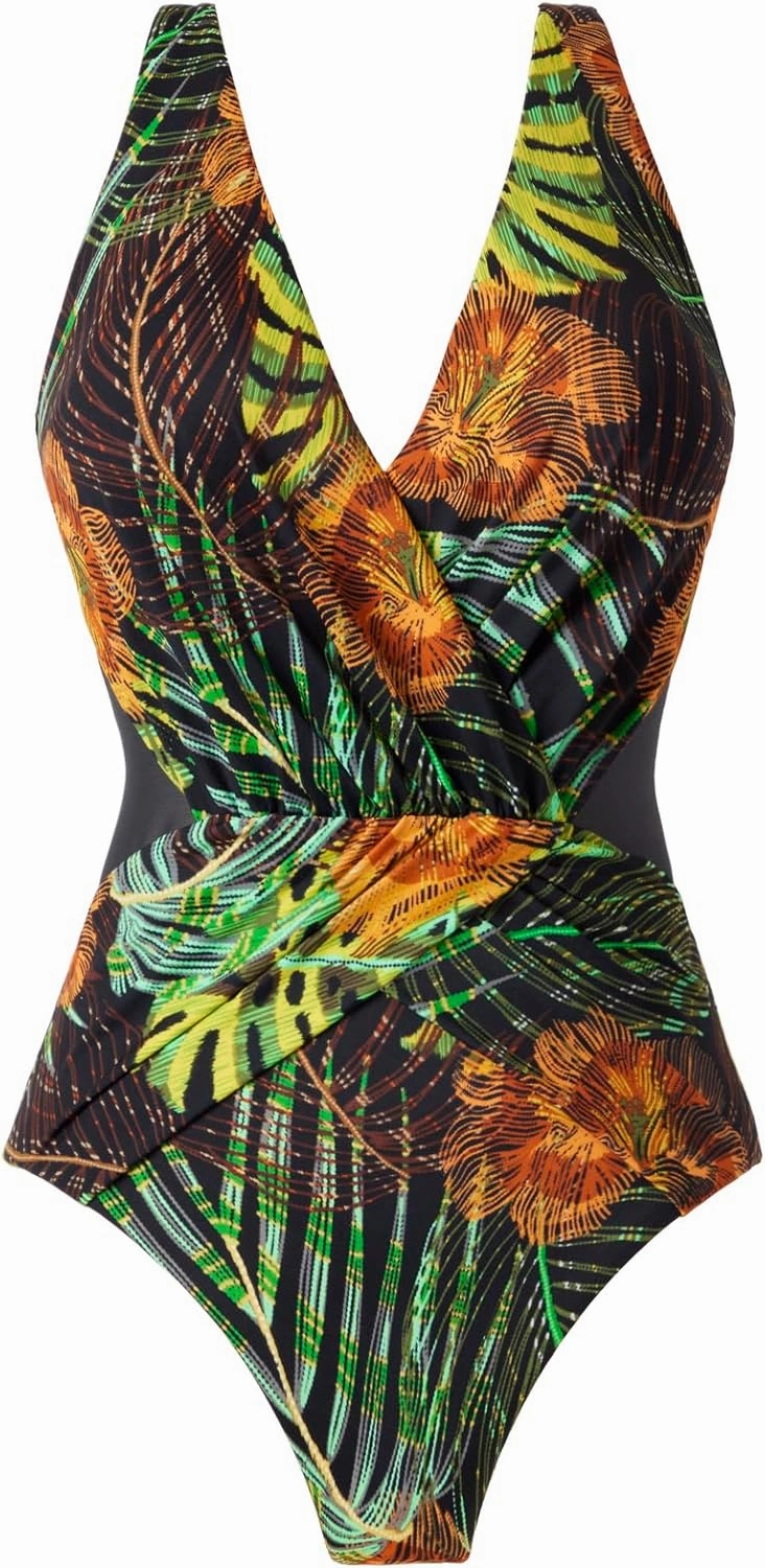Miraclesuit Women's Swimwear Sparkle Plenty Ibiza Soft Cup One Piece Swimsuit