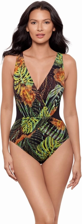 Miraclesuit Women's Swimwear Sparkle Plenty Ibiza Soft Cup One Piece Swimsuit