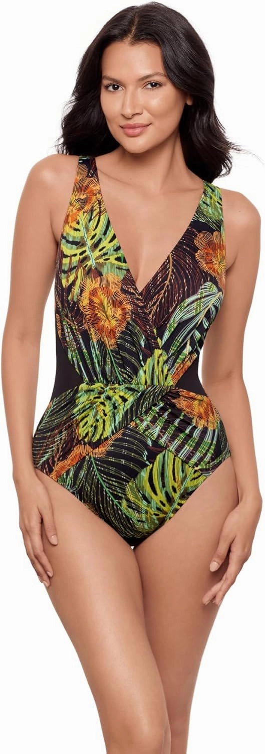 Miraclesuit Women's Swimwear Sparkle Plenty Ibiza Soft Cup One Piece Swimsuit
