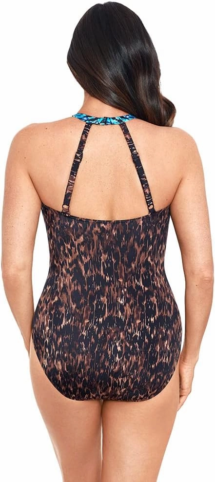 Miraclesuit Women's Swimwear Wrapsody Tummy Control Soft Cup One Piece Swimsuit