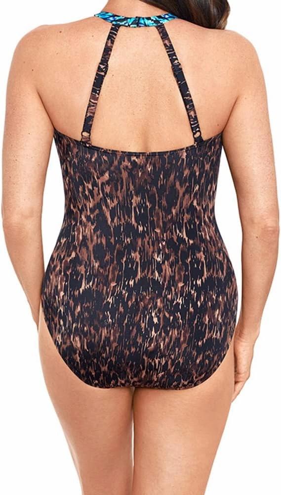 Miraclesuit Women's Swimwear Wrapsody Tummy Control Soft Cup One Piece Swimsuit