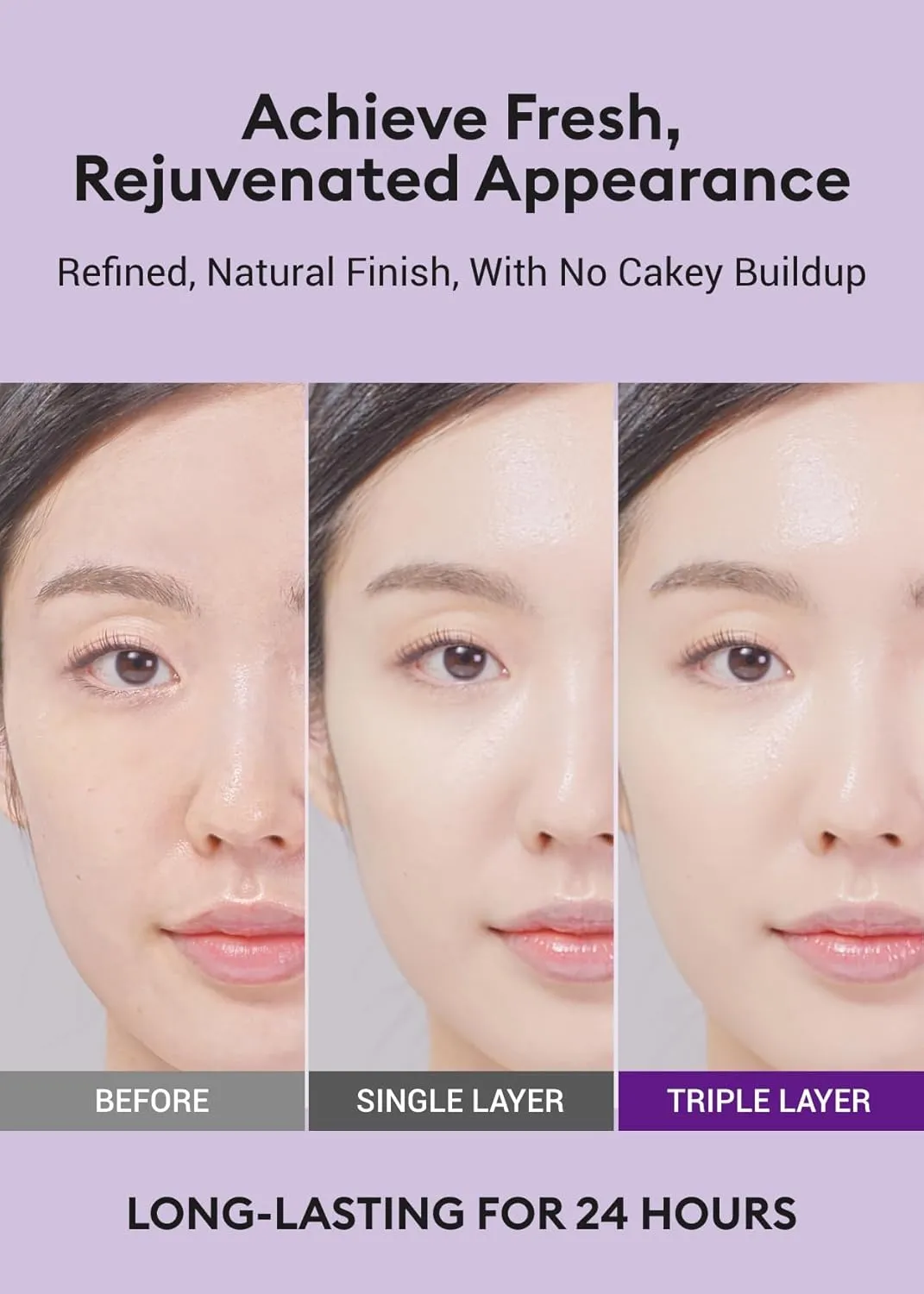 MISSHA Serum Cushion Glow Layering Fit Cushion Foundation No.21 Vanilla Light Beige for Bright Skin, Korean Foundation Makeup, Rich-Texture, Full-Coverage, 24-Hr Hydrating, Triple Glow System