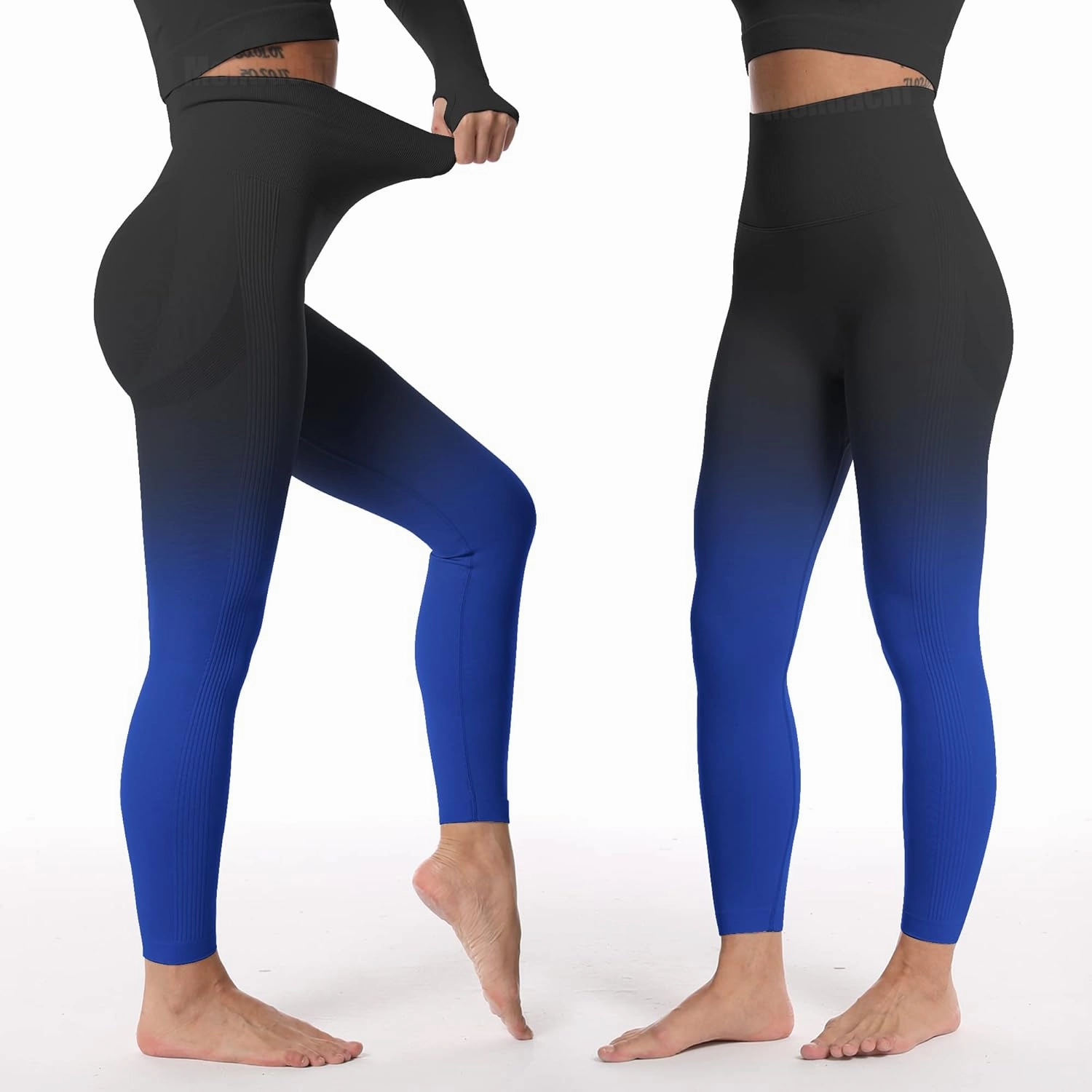 MOHUACHI Women Scrunch Butt Lifting Leggings for Women Seamless High Waisted Workout Yoga Pants Gym Booty Tights