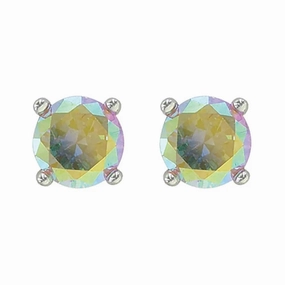 Montana Silversmiths Iridescent Pink Champagne Post Earrings