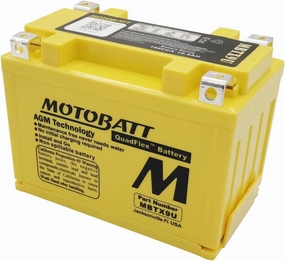 MotoBatt DB Electrical MBTX9U New Battery for Motobatt Battery 10.5Ah, Honda, Bmw, Ktm, Mv, Yamaha, E-ton, Kymco, Sym, Kasea, Husaberg, Hyosung, Triumph, Artic Cat, Polaris Motorcycle Atv YT12A-BS