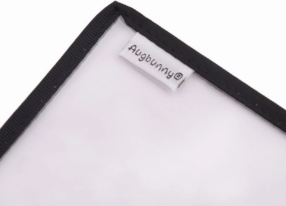 Multi-purpose Water Resisitant Clear PVC Security Bank Deposit Utility Zipper Coin Bag Check Wallet 6-pack