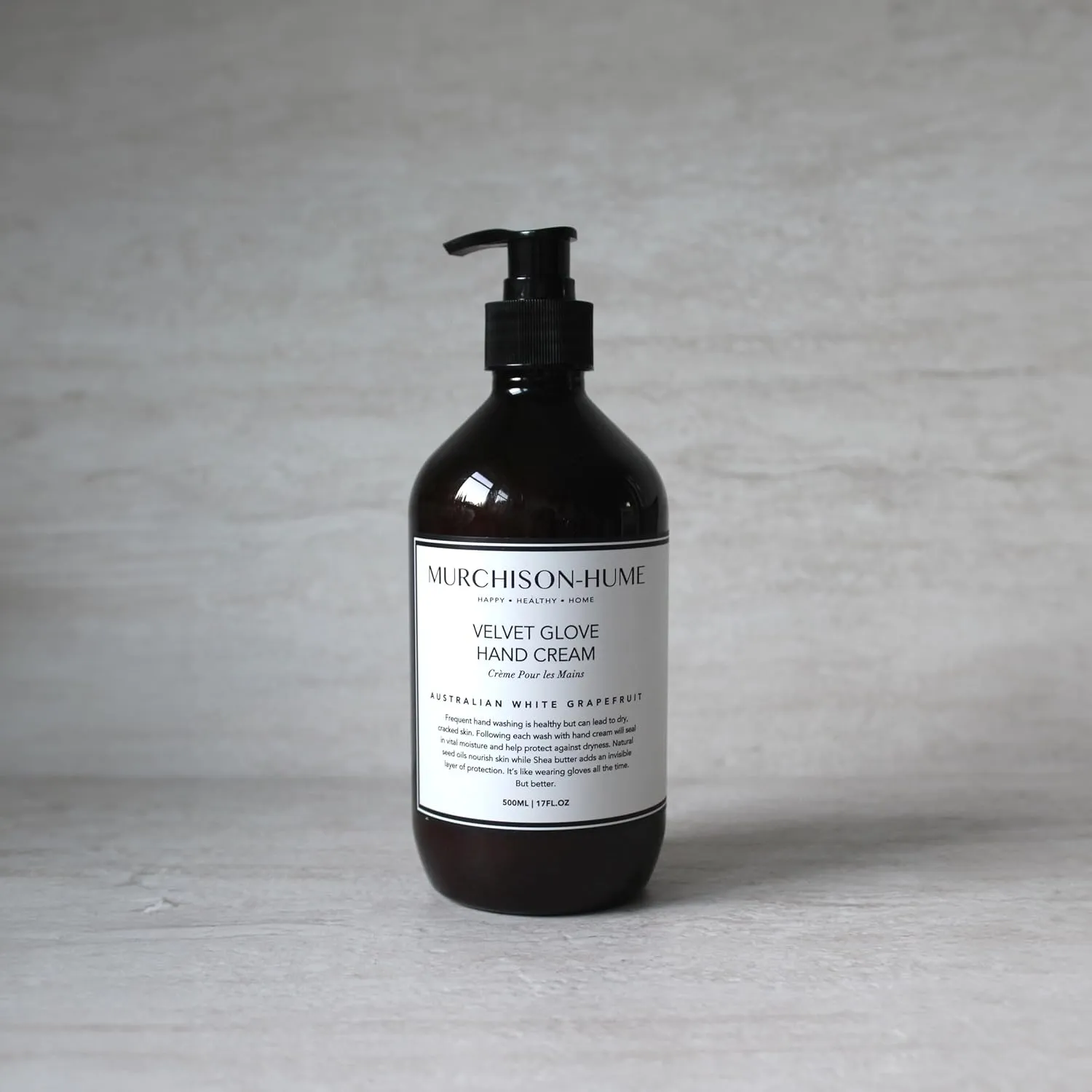 Murchison-Hume Velvet Glove Hand Cream with nourishing Fruit Extracts and Plant Seed Oils for lasting, 24-hour protection against dryness, non-greasy, Australian White Grapefruit