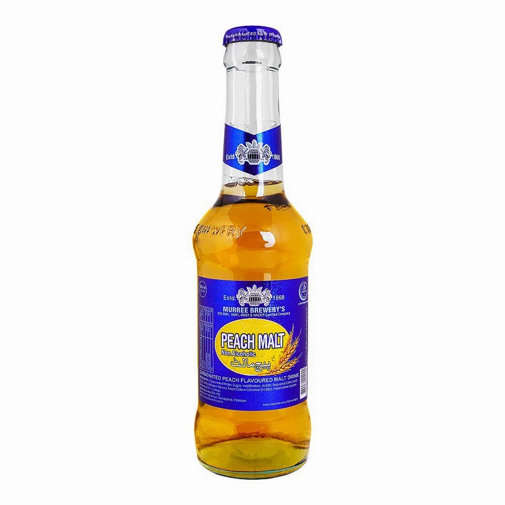 Muree Brewery`S Peach Malt 250ml Bottle