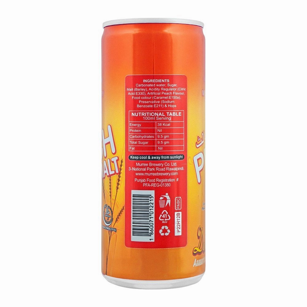Muree Brewery`S Peach Malt Can 250ml
