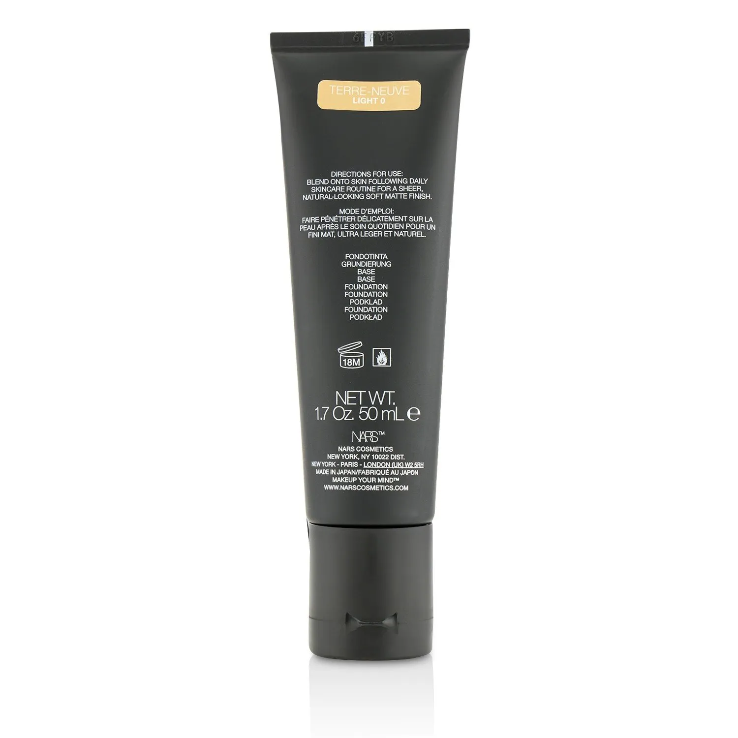 NARS Velvet Matte Skin Tint SPF30 PA    1.7oz Full Size Terre-Neuve
