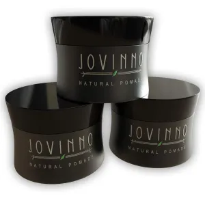 Natural Premium Hair Styling Pomade/Hair Wax - Medium to Strong Hold Clear Thick Formula Non-Greasy Water Soluble. Made in France. 5oz (Pack of 3)