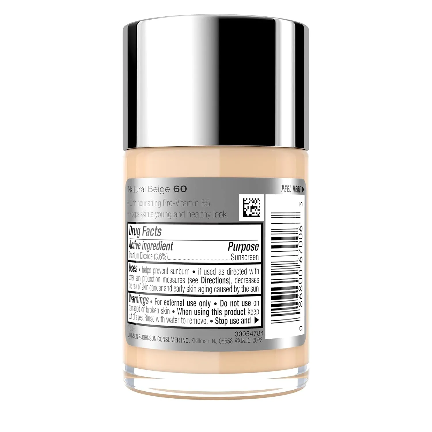 Neutrogena Healthy Skin Liquid Makeup Foundation,Broad Spectrum SPF 20 Sunscreen,Lightweight & Flawless Coverage Foundation with Antioxidant Vitamin E & Feverfew,Natural Beige,1 fl. oz (Pack of 1)