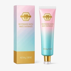 Niacinamide Whitening Toothpaste – Gentle Stain Removal, Fresh Breath, Gum Health Support – Upgraded 2025 Version