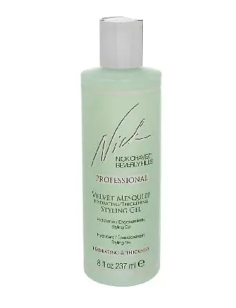Nick Chavez Velvet Mesquite Hydrating Styling Hair Gel - Flexible Hold- Maximum Volume and Shine