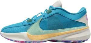 Nike Giannis Freak 5 Men's Basketball Shoes (DX4985-400, Blue Lightning/Phantom/Ice Peach/Emerald Rise) Size 10.5
