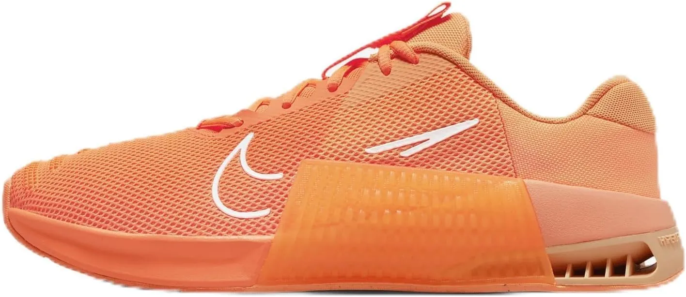 Nike Metcon 9 AMP Men's Workout Shoes (DZ2616-800, Atomic Orange/Ice Peach/Peach Cream/) Size 14