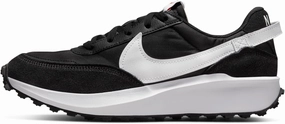 Nike Women's Waffle Debut Shoes Sneaker, Black/White-Orange-Clear, 8.5