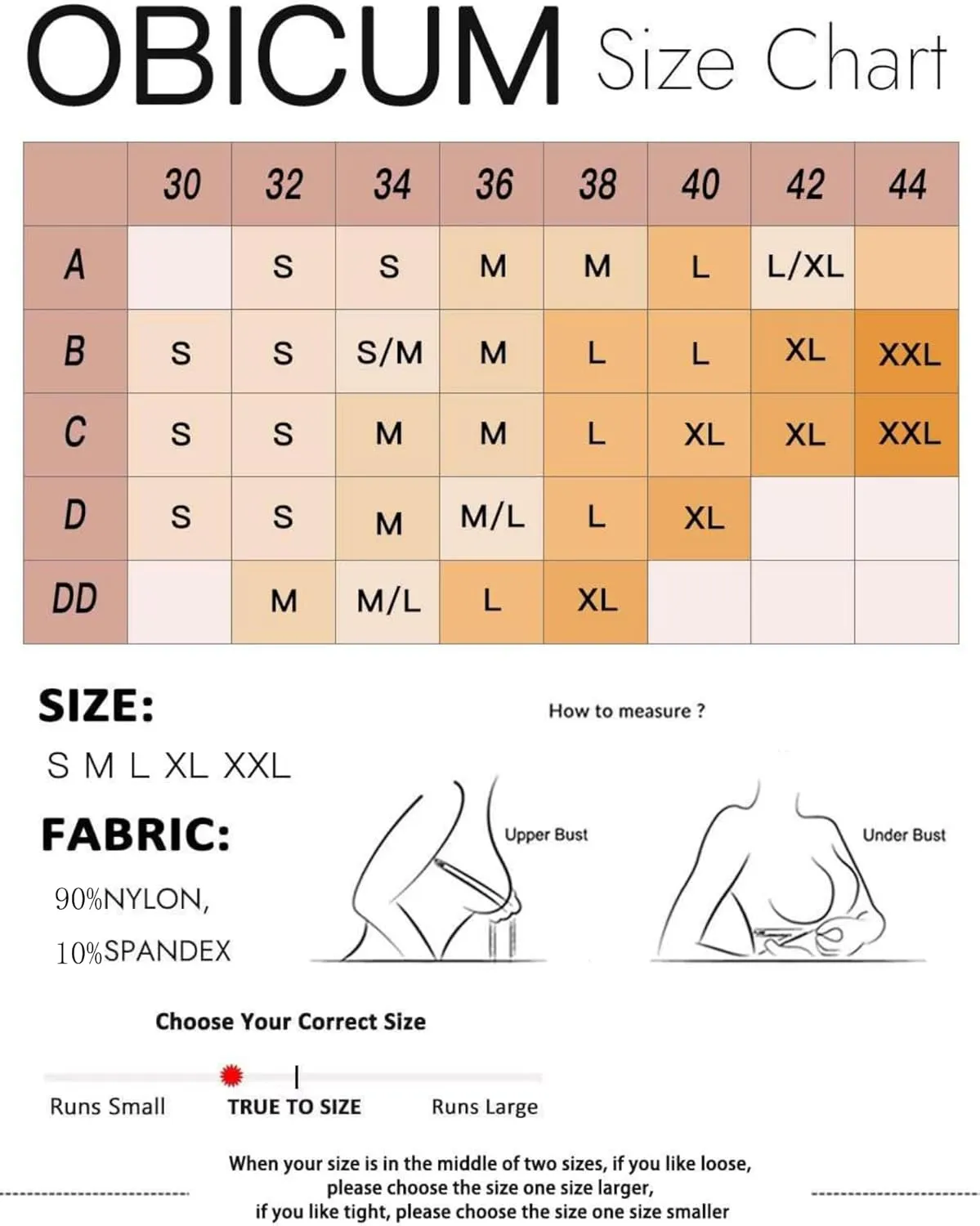 OBICUM Strapless Bras for Women Non-Slip Silicone Bandeau Bra Comfortable Bra