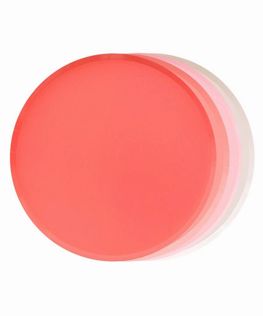 Oh Happy Day Large Plates - Pretty in Pink Set