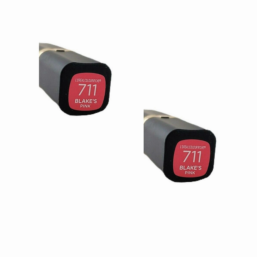 Pack of 2 L'Oreal Paris Colour Riche Collection Exclusive Lipstick, Blake's Pink # 711