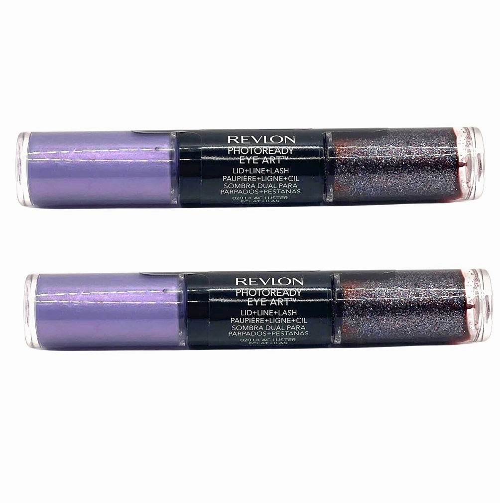Pack of 2 Revlon PhotoReady Eye Art™ Lid   Line   Lash , Lilac Luster 020