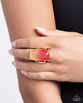Paparazzi Ring ~ Dramatic Duo - Pink