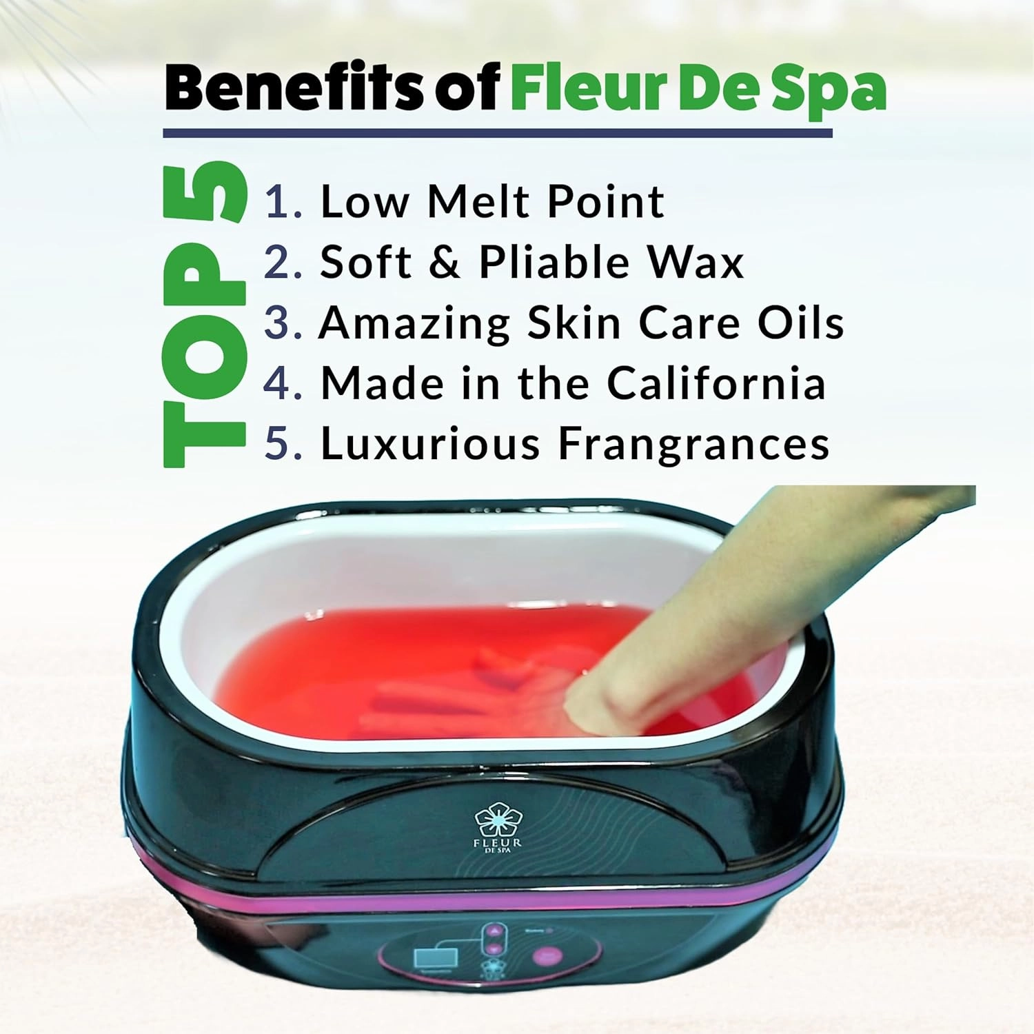 Paraffin Wax Refills – Made in USA – Coconut & Jojoba Oils for Luxurious Spa or Home Use on Hands, Feet, Body. Hydrating & Soothing