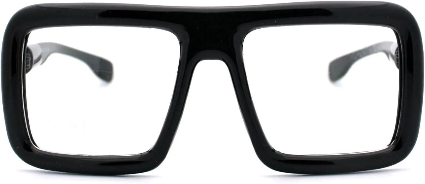 PASTL Thick Square Glasses Clear Lens Eyeglasses Frame Super Oversized Fashion