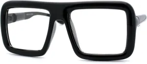 PASTL Thick Square Glasses Clear Lens Eyeglasses Frame Super Oversized Fashion