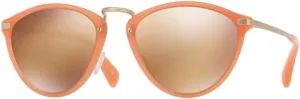 Paul Smith HAWLEY PM8260S - 15487T Eyeglasses SEMI MATTE CORAL/GOLD W/GOLD MIRROR 54mm