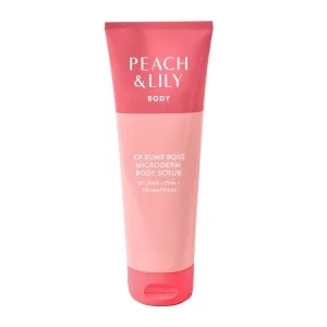 Peach & Lily KP Bump Boss Microderm Body Scrub | 10% AHA (7% Glycolic Acid   3% Lactic Acid) | Smooth, Silky-Soft And Radiant Skin | Clean, Non-Toxic, Cruelty-Free | 8.11 Oz
