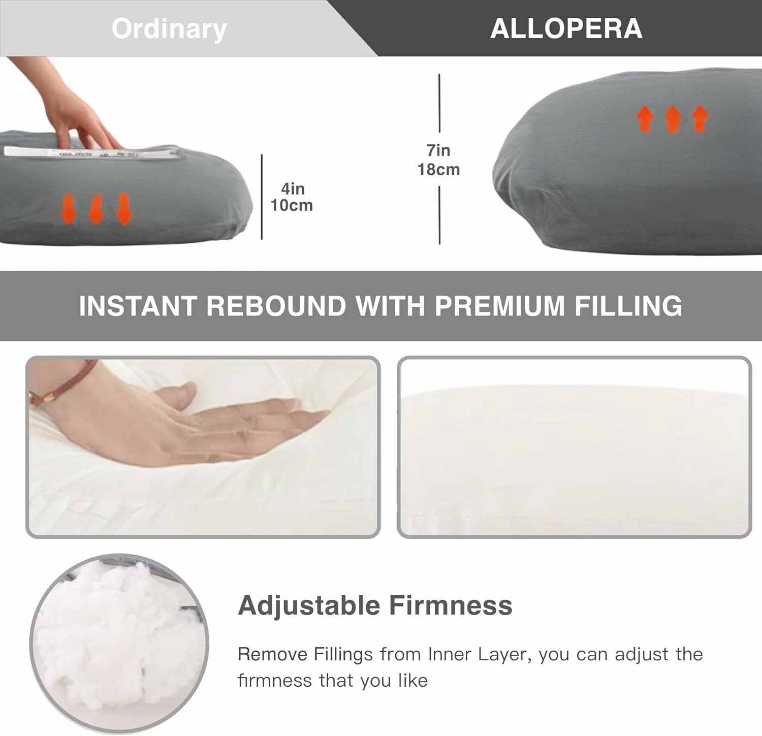 Pregnancy Pillow, Full Body Maternity Pillow 57 inch, with Removable Washable Cover - Sleep Support for Legs, Back, Neck, Shoulder, HIPS, Belly for Pregnent Women, Velvet Cover(Grey)