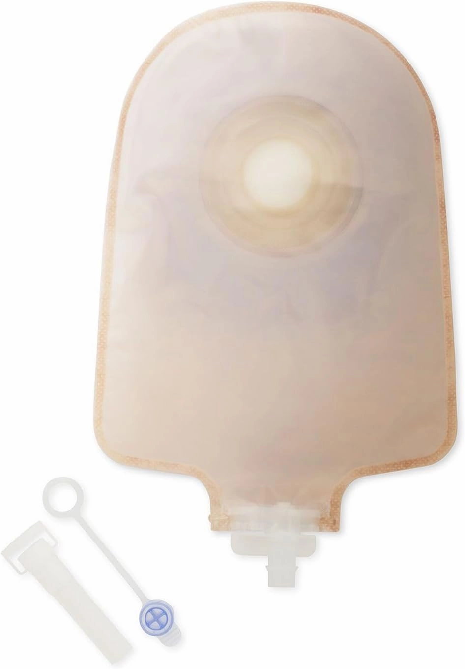 Premier Urostomy Pouch Drainable 1-3/8 Inch Stoma 9"L 1pc System Ultra Clear 8487, 5 Ct