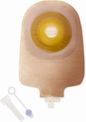 Premier Urostomy Pouch Drainable 1-3/8 Inch Stoma 9"L 1pc System Ultra Clear 8487, 5 Ct