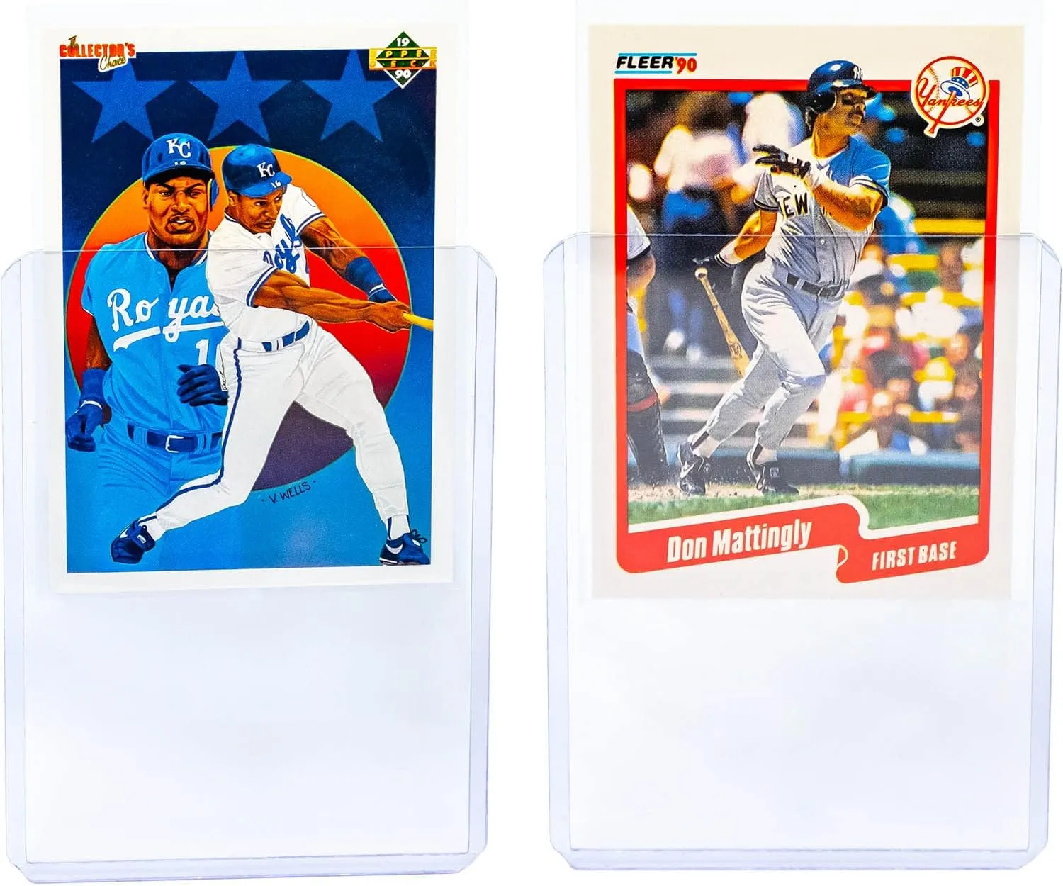 Premium Top Loaders (100 ct) and Ultra Clear Soft Penny Sleeves (100 ct) Bundle for Standard Trading Cards
