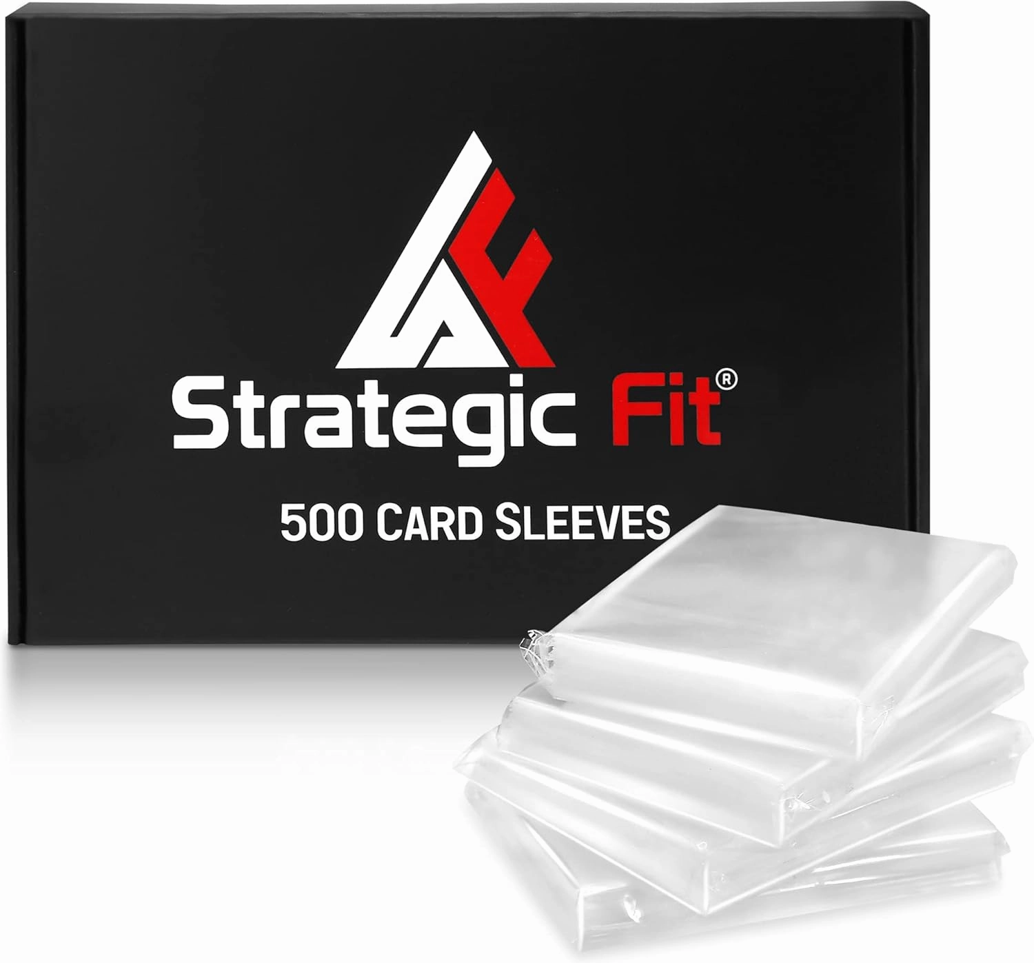 Premium Snug Fit Clear Card Sleeves for Games - 500 Trading Card Sleeves - Standard Size Card Protector Sleeves - Ideal as MTG Card Sleeves - Soft Plastic Card Sleeves for Collectors