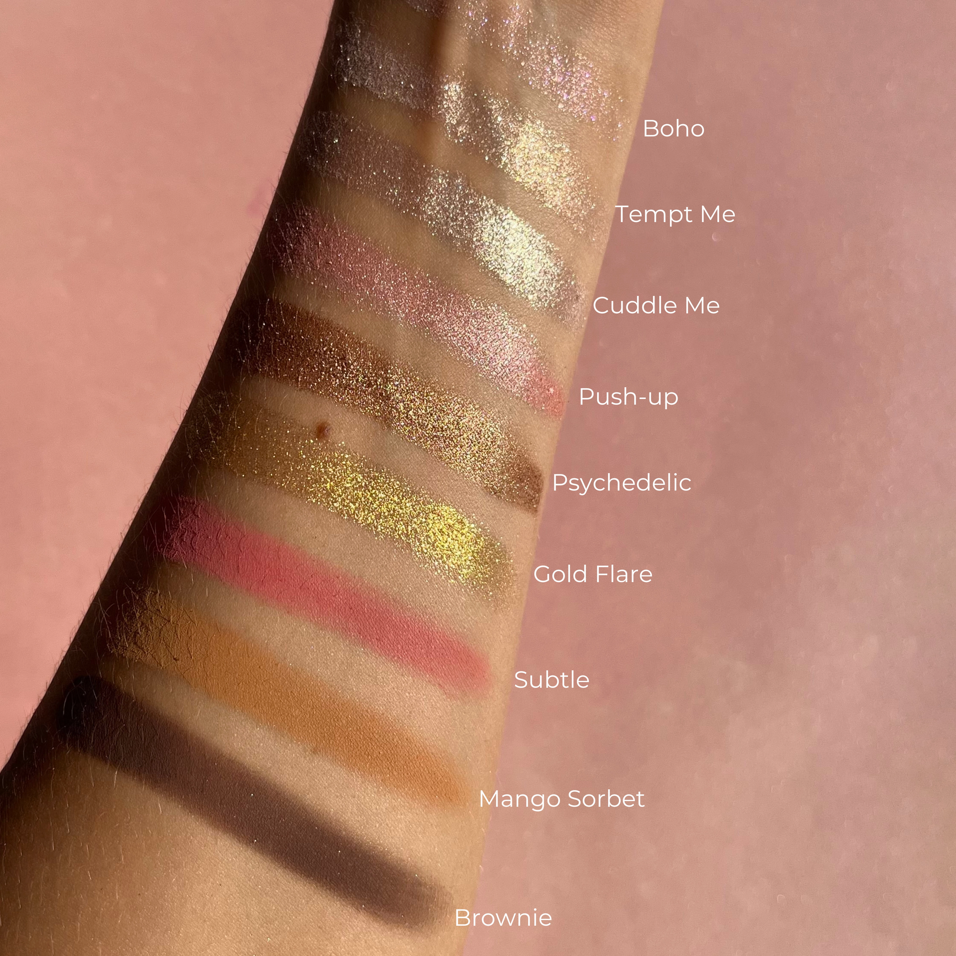 Pressed Eyeshadow Set - Gold Flare