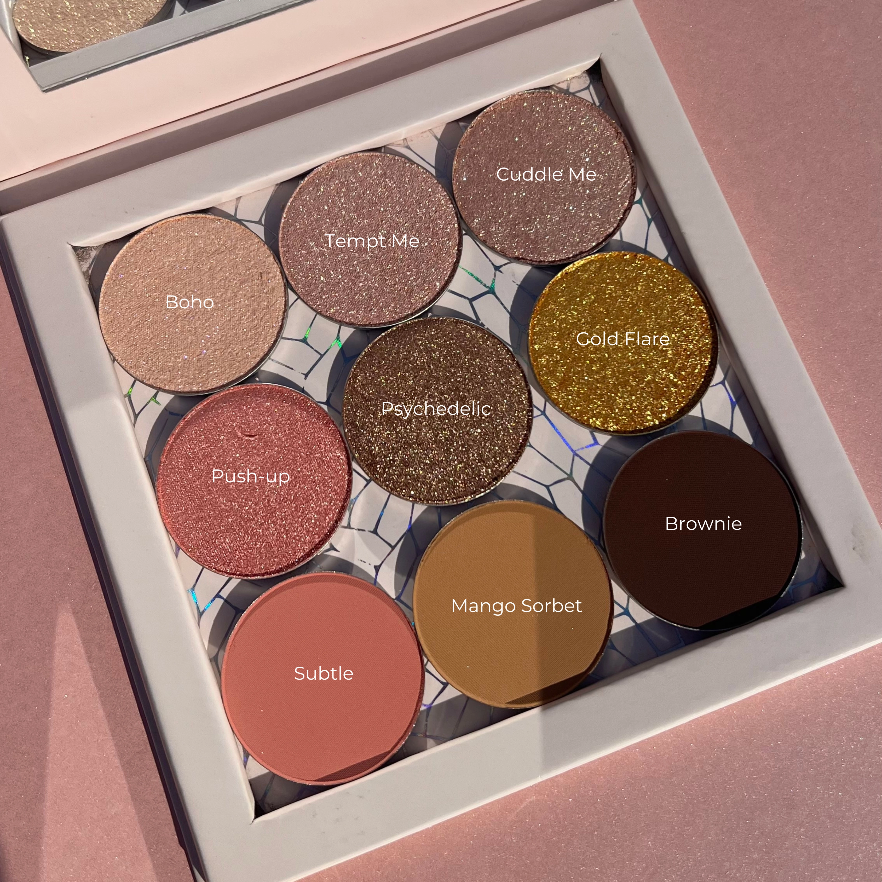Pressed Eyeshadow Set - Gold Flare