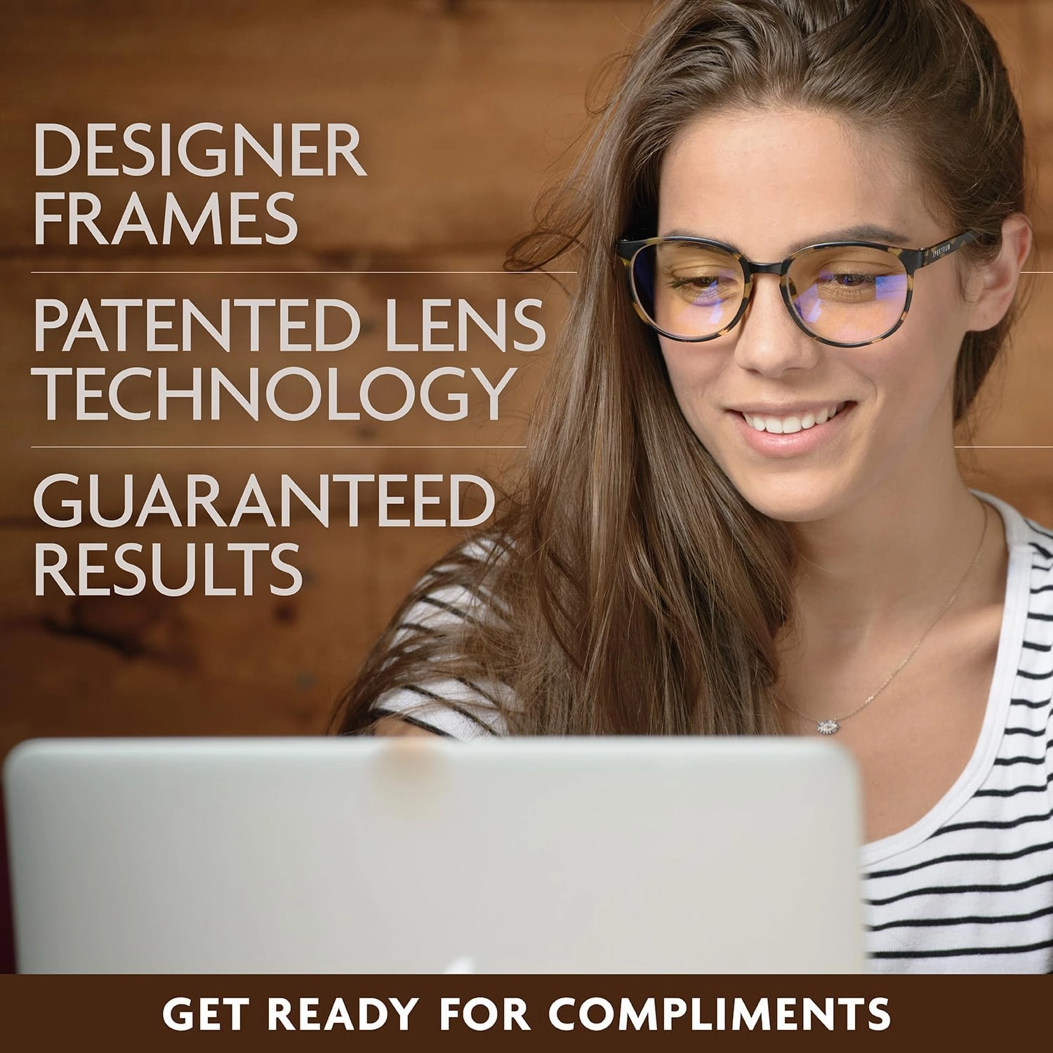Prospek Blue Light Reading Glasses For Women, ARTIST ( 2.0 Diopters) - High Optical Quality Clear Lenses