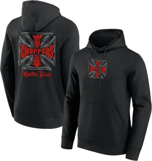 Qanipu West Coast Choppers Og Classic Hoodie Hooded Sweatshirt with Pockets - White