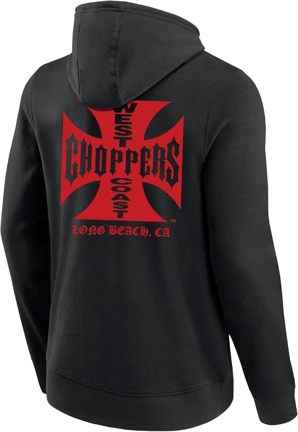 Qanipu West Coast Choppers Og Classic Hoodie Hooded Sweatshirt with Pockets - White