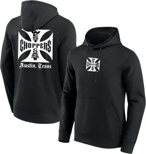 Qanipu West Coast Choppers Og Classic Hoodie Hooded Sweatshirt with Pockets - White