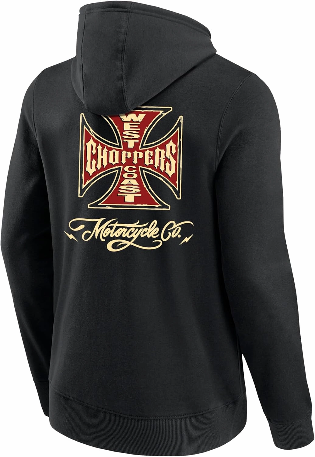 Qanipu West Coast Choppers Og Classic Hoodie Hooded Sweatshirt with Pockets - White