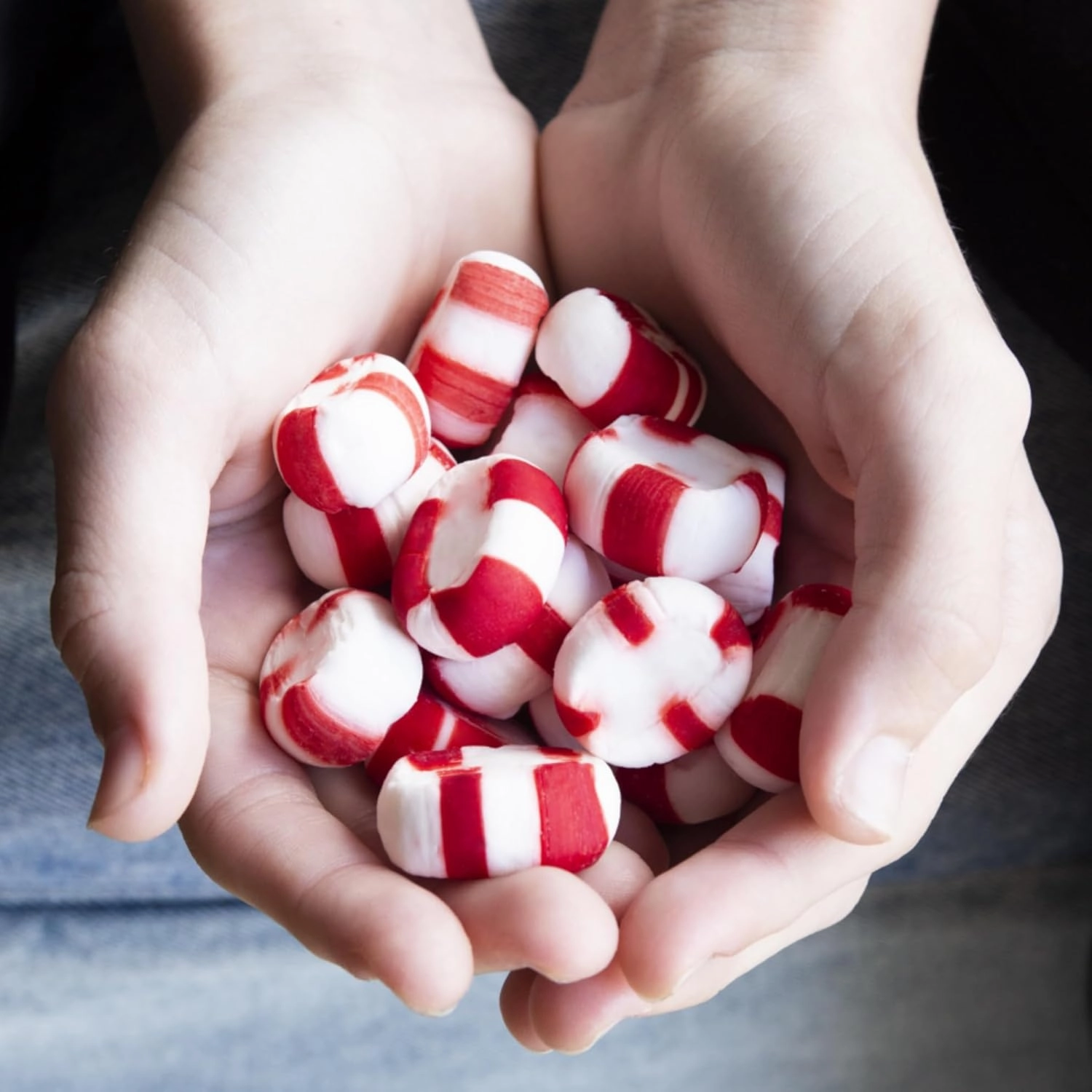 Red Bird Soft Peppermint Candy Mints, Bulk Candy Individually Wrapped, Clear Wrapper, 1000 ct