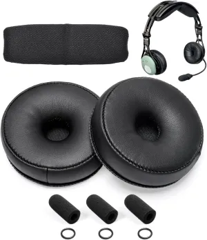 Refresh Kit for DC PRO Series - Compatible with David Clark DC Pro X, DC Pro X2 Aviation Headsets Including Ear Seals, 3 Mic Covers, Soft Fabric Head Pad