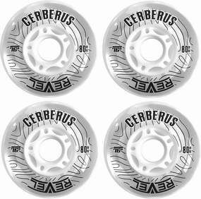 Revel Clear Indoor Soft 76A Roller Inline Hockey Wheels - 59mm, 68mm, 72mm, 76mm & 80mm Hi-Lo