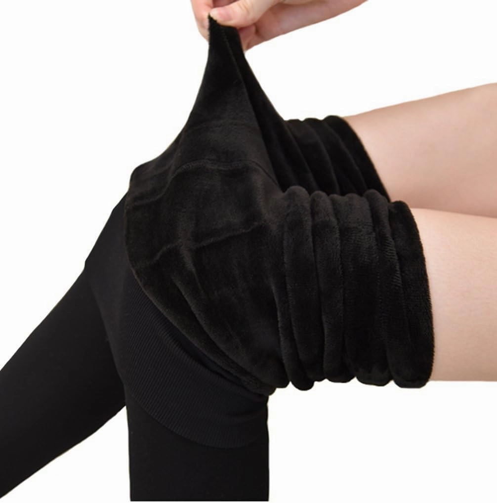Romastory Women's Winter Warm Stretchy Thermal Leggings Pants Fleece Lined Tights