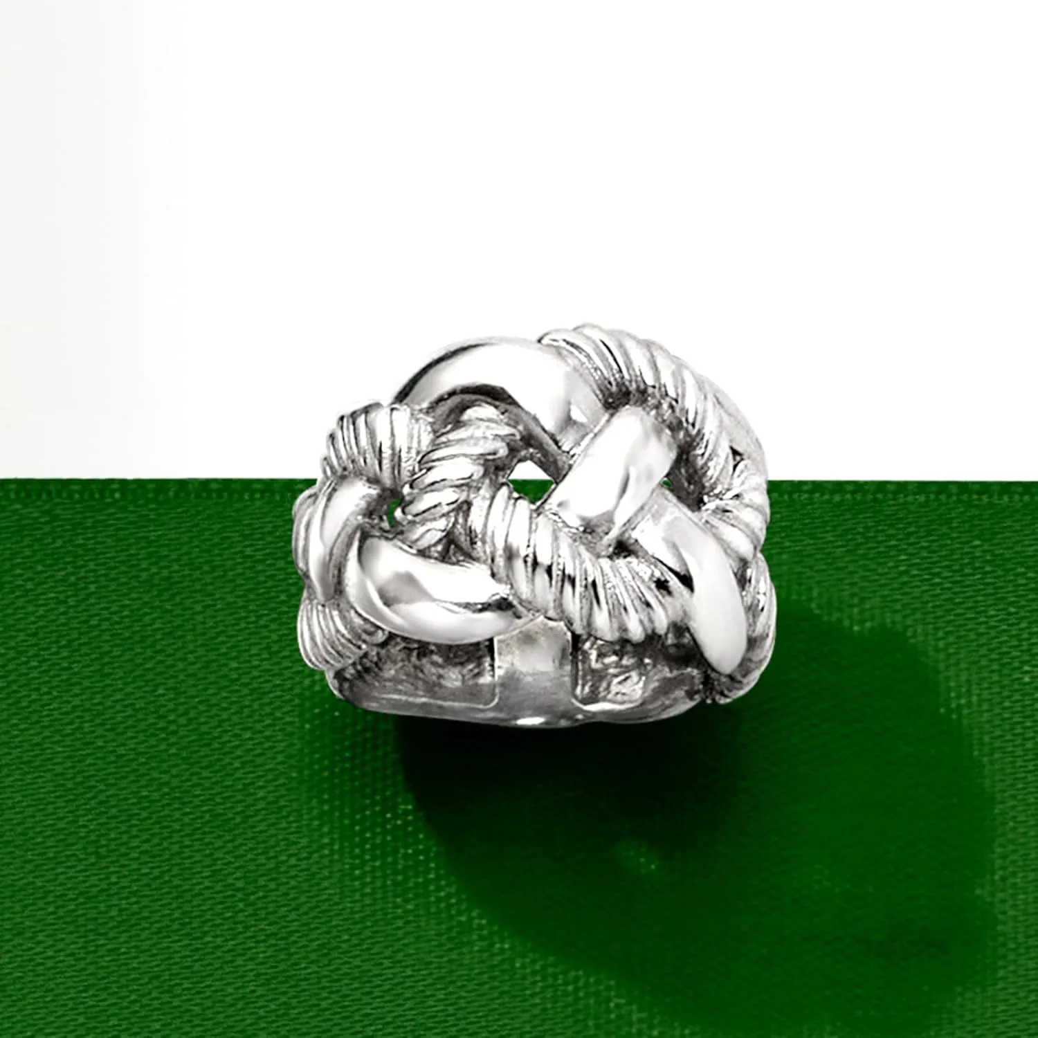 Ross-Simons Italian Sterling Roped Ring