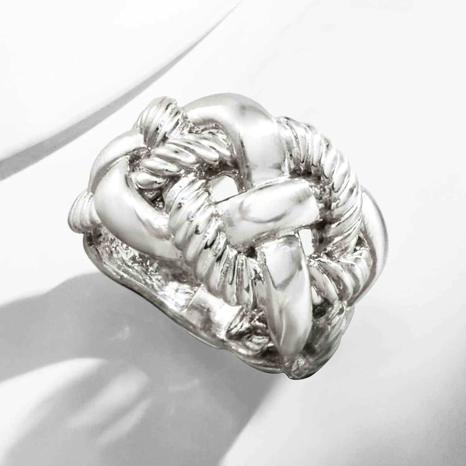 Ross-Simons Italian Sterling Roped Ring